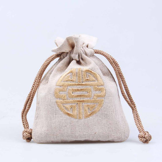 Jute drawstring bag Jb12705
